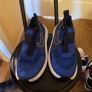 Nike Kids Blue and Yellow Sneakers